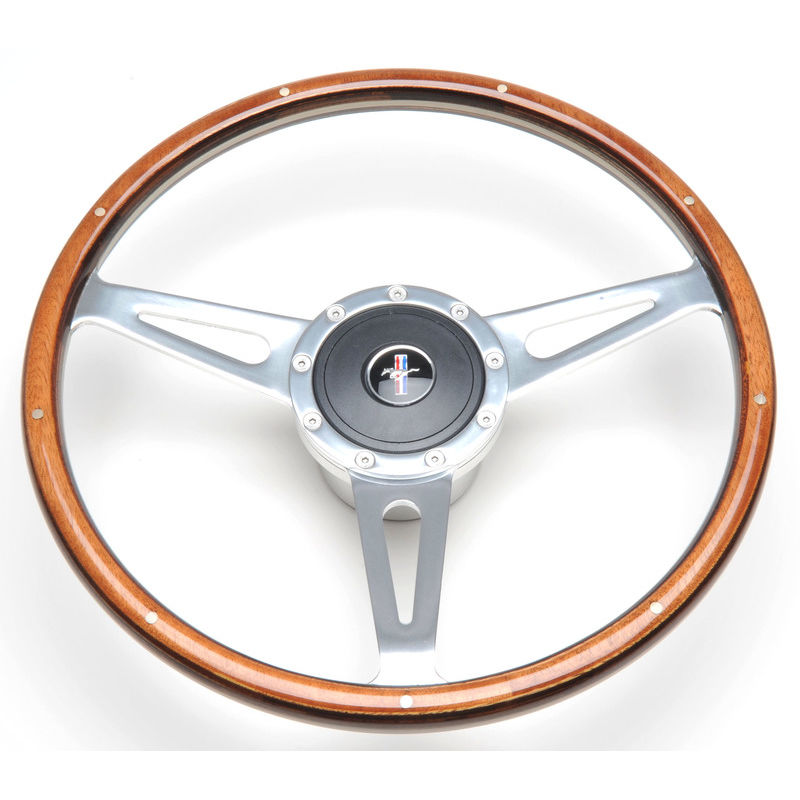 "1965 Shelby GT350" Style Wood Steering Wheel Kit 6566 John's